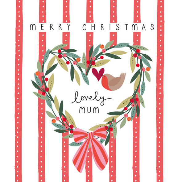 Mum Heart Wreath
