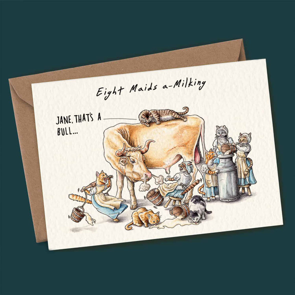 Eight Maids A-Milking (X26BEW C18)