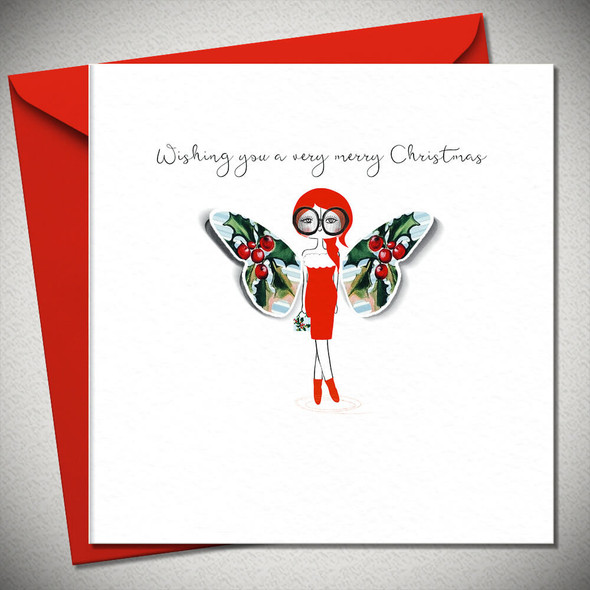 3D Wings - Wishing you a Very Merry Christmas (X26BEX XPL01)