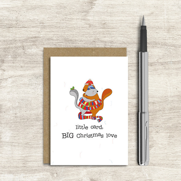 Small Card- Big Christmas Love (A7 Unbagged) (X26DAN FBJ917)