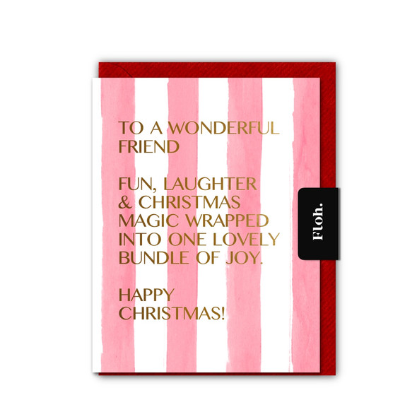 Wonderful Friend (Foiled Text,unbagged 108x140mm)