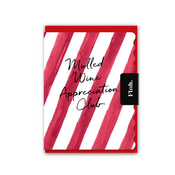 Small Card- Mulled Wine Appreciation Club (unbagged 90x120mm)