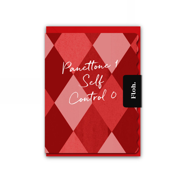 Small Card- Panettone Control (unbagged 90x120mm)