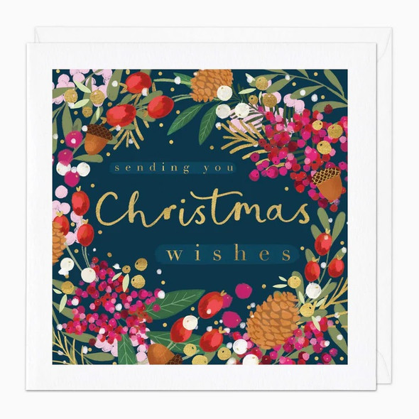 Pinecones & Berries Wreath (Unbagged)