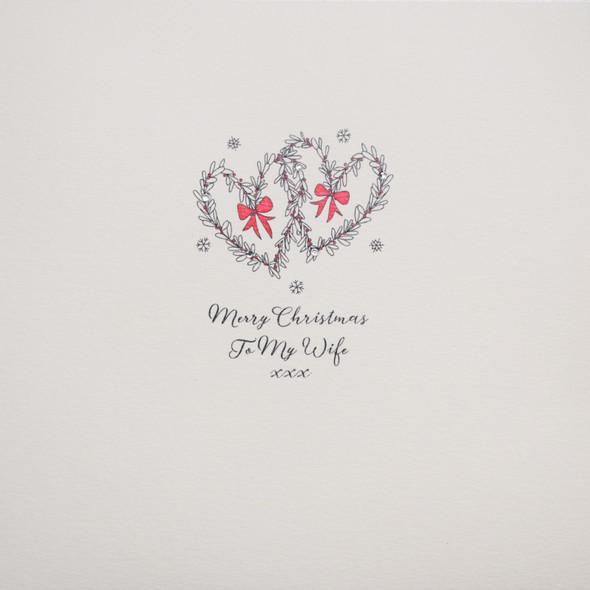 Wife Heart Wreaths (Handfinished Gems, SQ155mm)