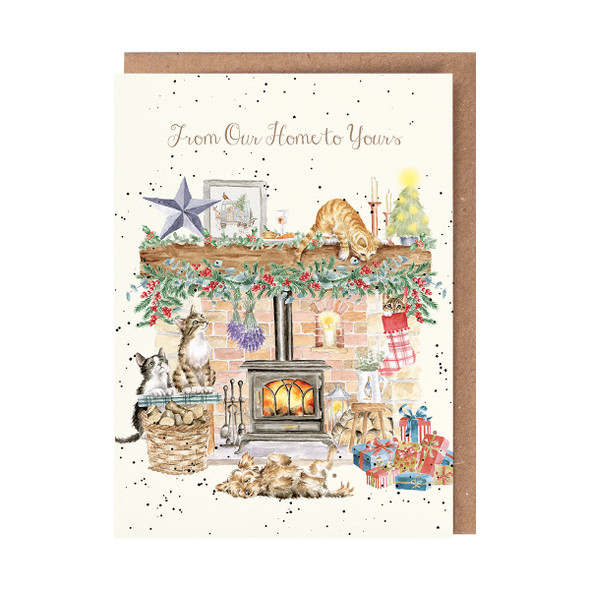 Fireside Inside Pg3 "Merry Christmas & Happy New Year" (X26WRE AX102)