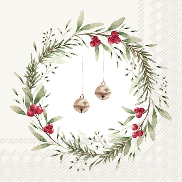SALE - Christmas Bells Cream-Cocktail