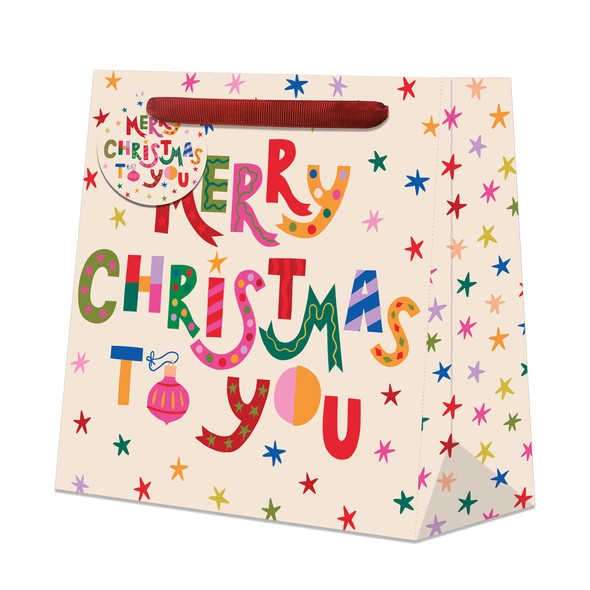 Gift Bag Medium- RB Happiness Vibrant Wishes (W22xH22xD8cm) (X26PKBM RBBMA003)