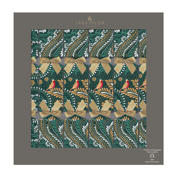 Crackers 33 cms SM Robin Filigree (Box 6) (X26PKCK 19160313)