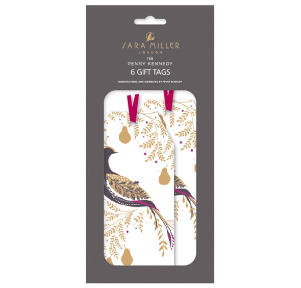 SM Golden Winter Partridge - Gift Tag Pack (6)