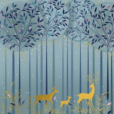 Box (8) SALE- SM Deer Family (SQ165mm) (X26ART LBX083)
