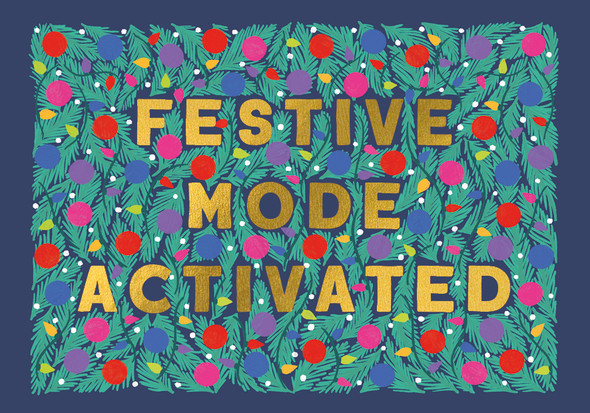 Festive Mode (Emboss, High Gloss Liquid Foil,105x150)