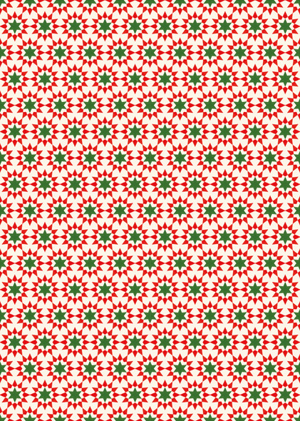 Rollwrap - Geo Stars Xmas 3m