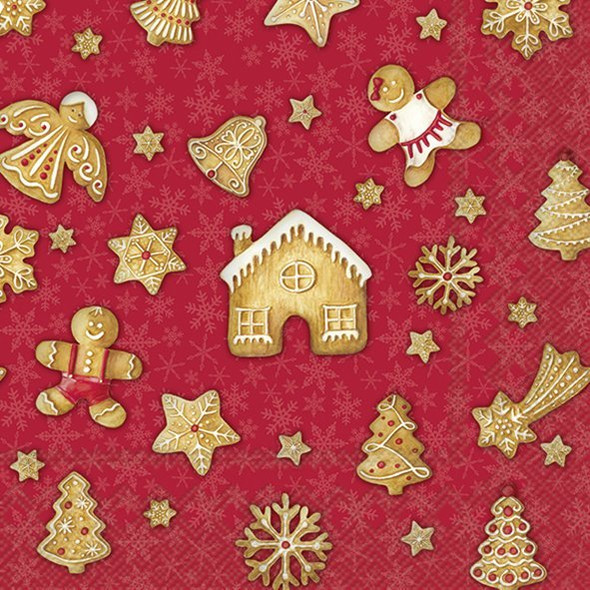 Santa's Favorite Cookies Red