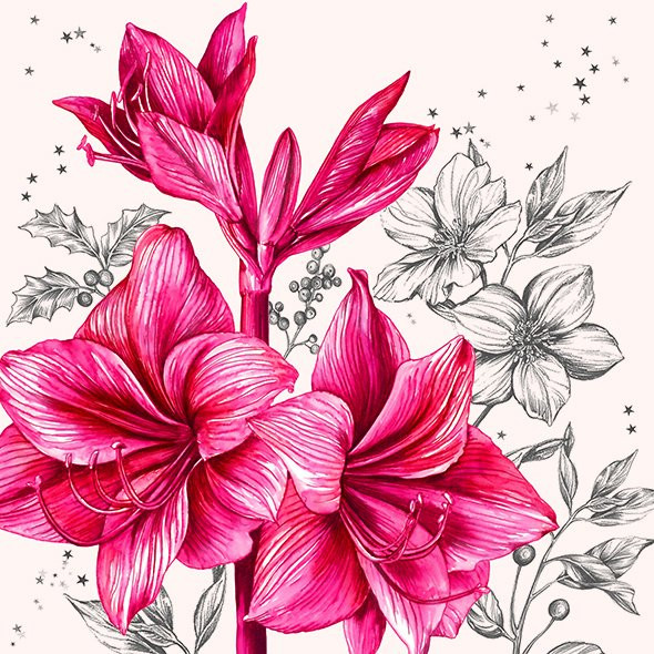 Aurelie-Red Silver