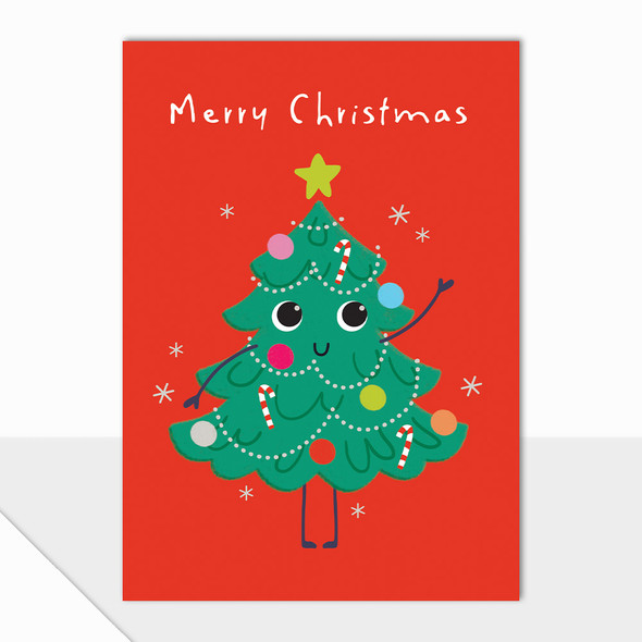 Merry Christmas Tree 110x155mm (X26LAD AS037)