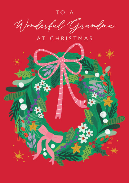 To a Wonderful Grandma Wreath