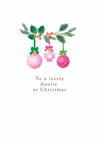 Lovely Auntie at Christmas