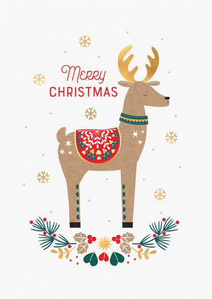 Merry Christmas Reindeer