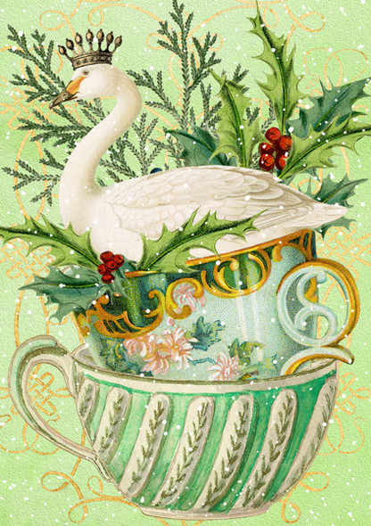 Swan in Teacups (X26MAD XM119)