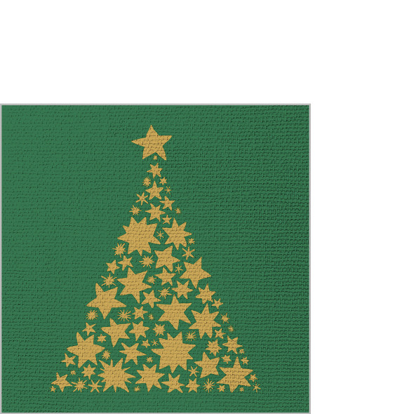 Tree on Canvas Green-Cocktail