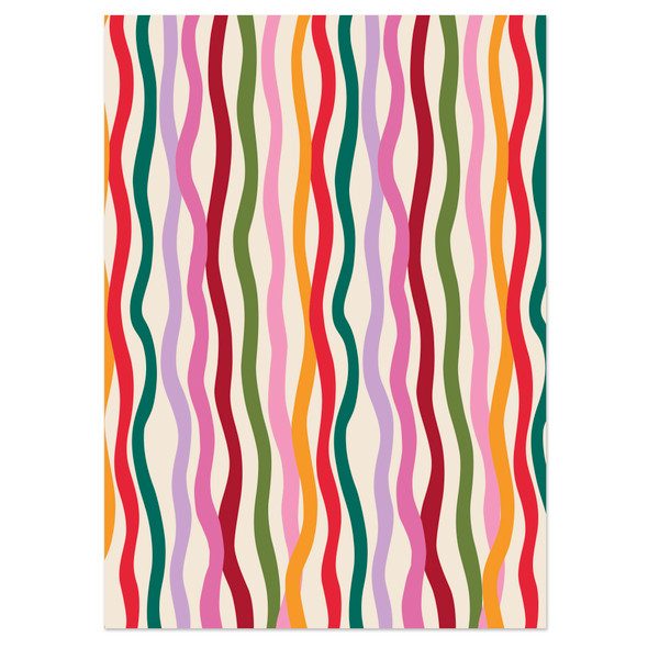 Wrap - Wavy Stripe (500x700mm)