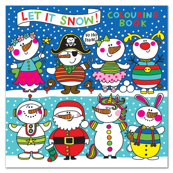Colouring Book Square - Let it Snow