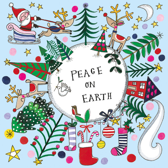 Jigsaw Card - Peace On earth