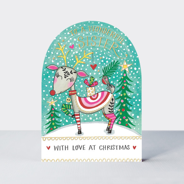 SALE Die-cut Flitter - Sister Reindeer