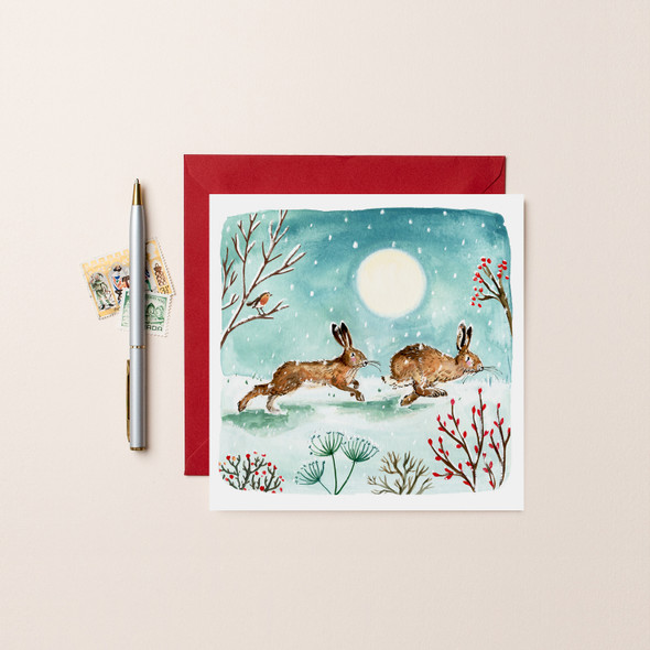 Two Hares Running (X26LMD XMB001)