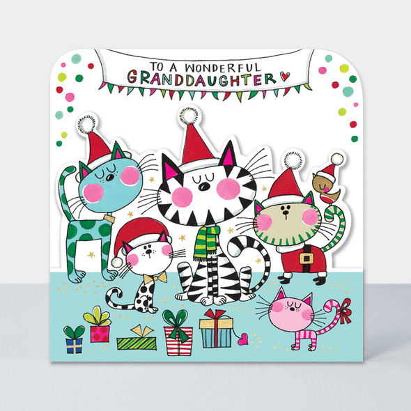 SALE - Wonderful Granddaughter Cats (Die-Cut)