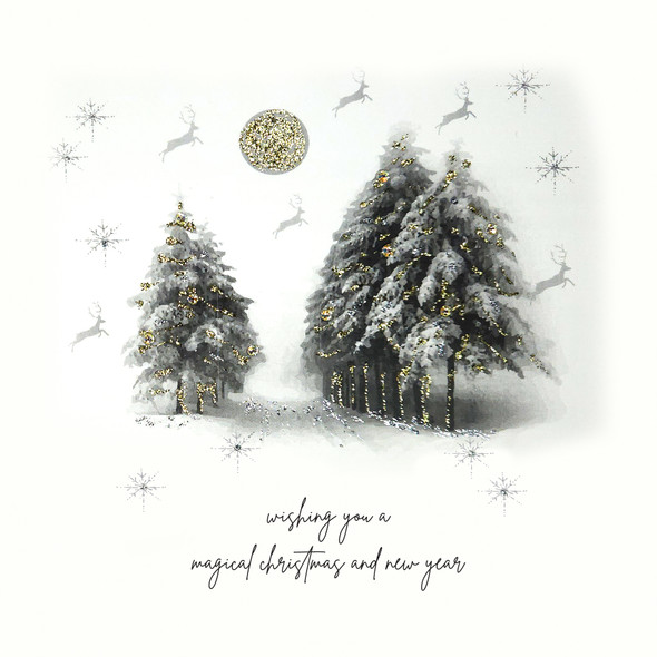 SALE - Magical Christmas Trees & Reindeer (X26FDS KN02)