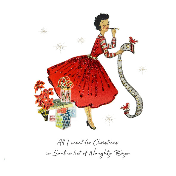 SALE - Santa's List of Naughty Boys