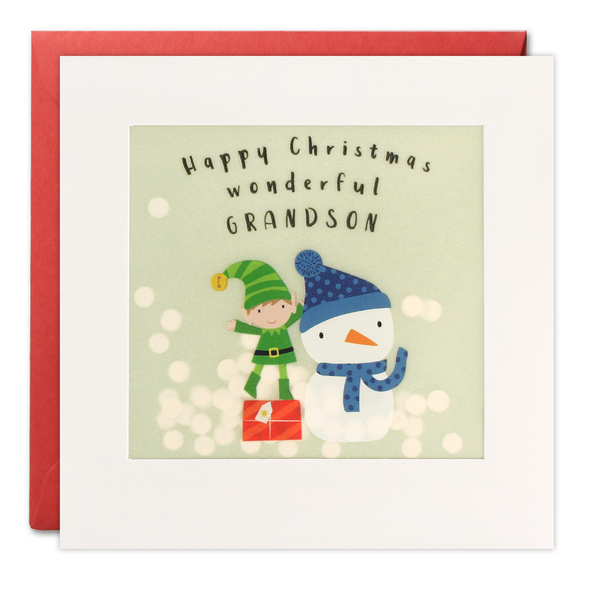 Confetti Paper SALE- Grandson Elf