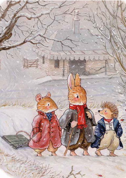 SALE Foxwood Tales - Christmas Sledge (X26POF FTX01)