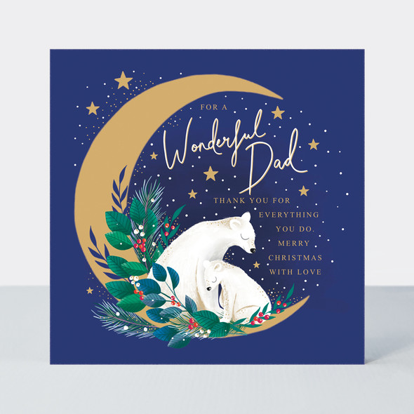 Dad Polar Bears (Gold Foil & Emboss) (X26RED XCOSY02)