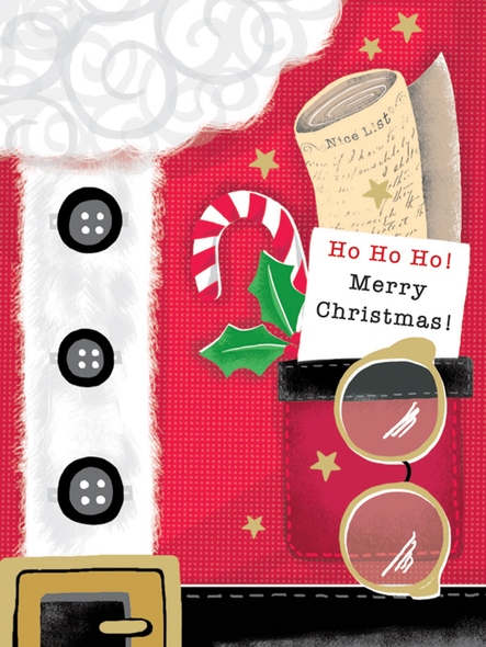 Pack 5 - Santa Suit (105x80mm) (X26RED XNOPK08)