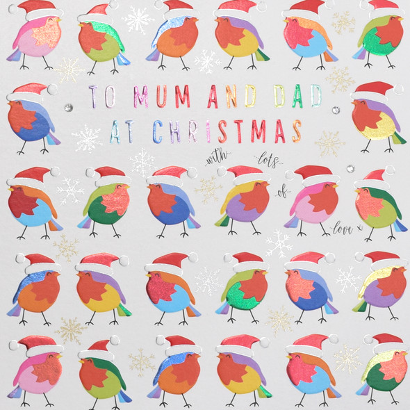 Mum & Dad Robins (165 X 165mm)
