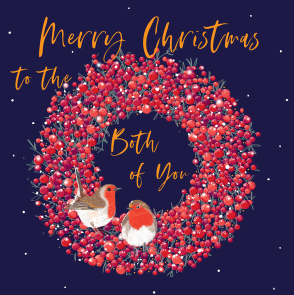 SALE Merry Christmas to Both of You