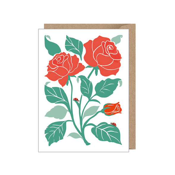 Small Card- Roses (95 x 127mm)