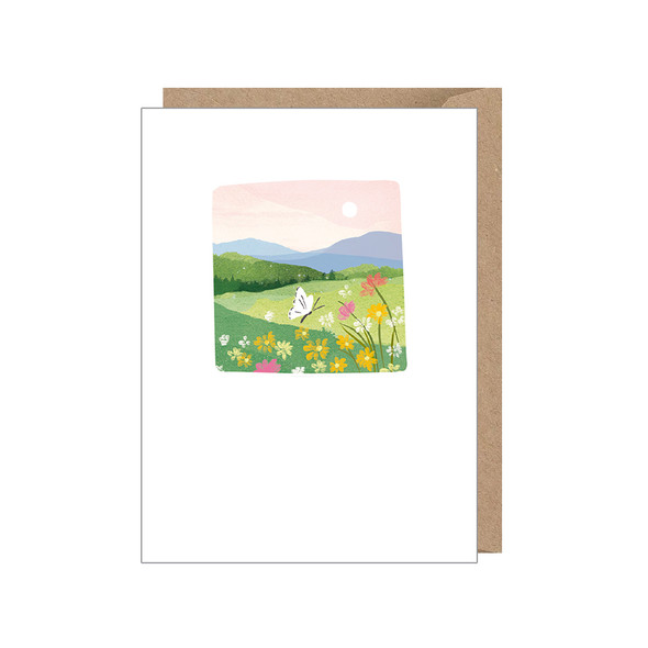 Small Card- Wild Flower Fields (95 x 127mm)