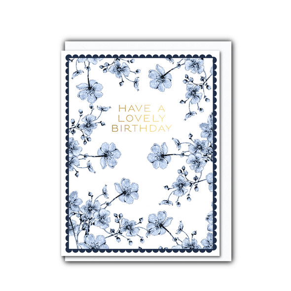 Foiled HB- Lovely Birthday (unbagged108x140mm) (TOC CHT03)