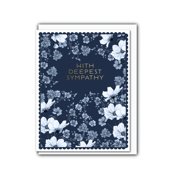 Foiled SY- With Deepest Sympathy (unbagged108x140mm)