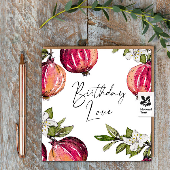 HB- Birthday Love Pomegranate (unbagged150x150mm)