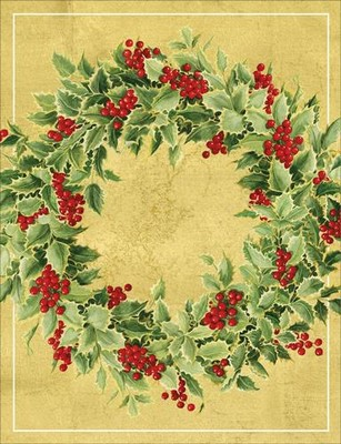 Box 16 - Holly Wreath by Ingrid Slyder (X26CAR D101309)