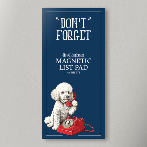 Magnetic List 50 Sheets - Don't Forget (210mmx99mm)