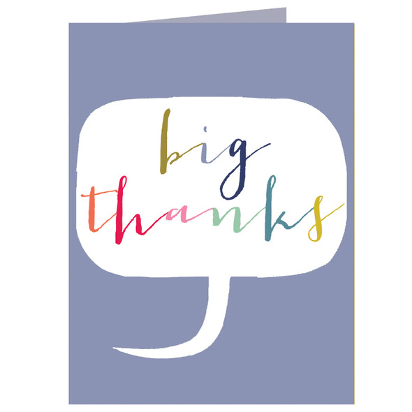 Small Card TY- Big Thanks (125x95mm) 