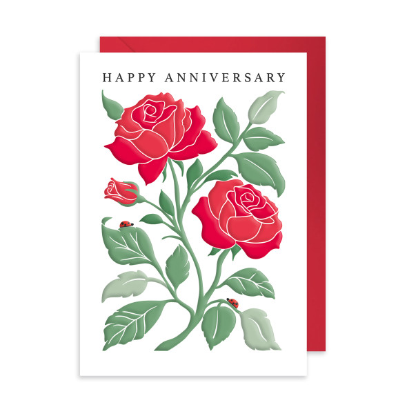 ANN- Red Roses (Embossed)