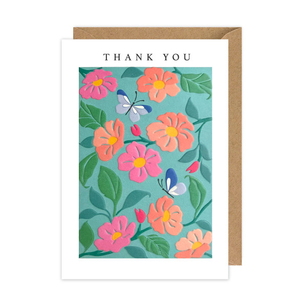 TY- Blooms & Butterflies (Embossed)