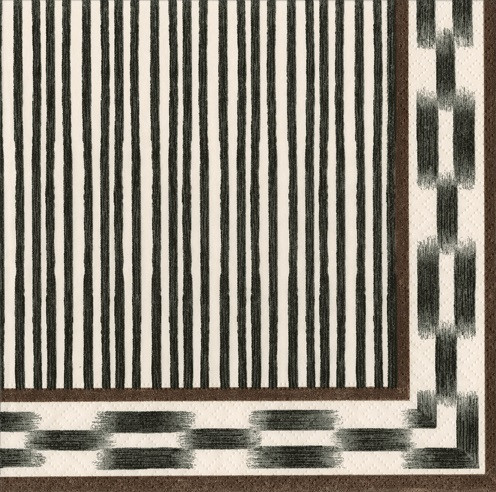 Boho Stripe Black